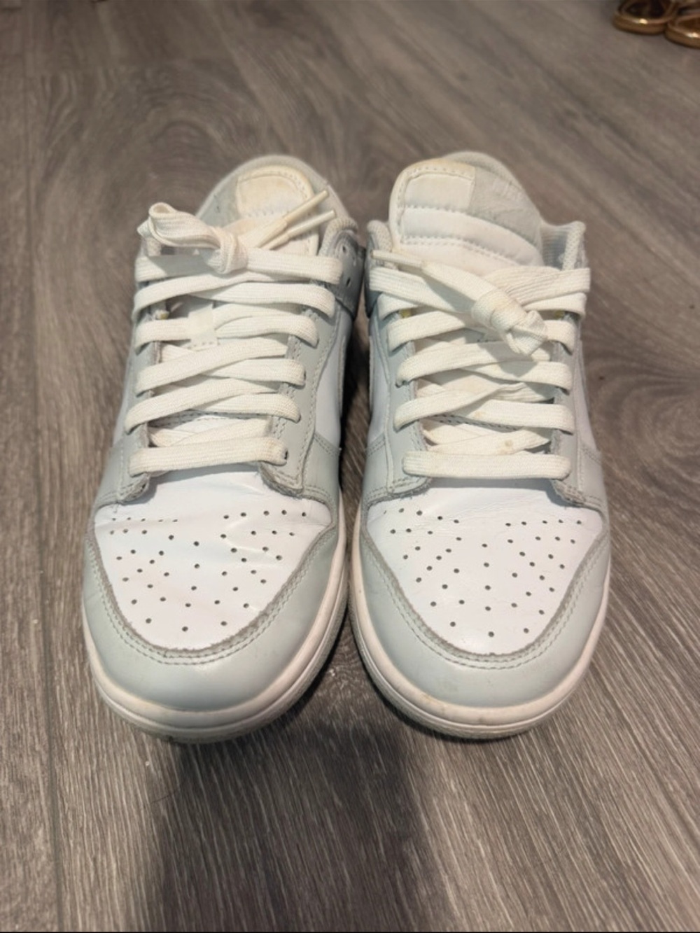 Nike White Low-Top Dunks
